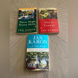 Jan Karon books lot Milford Series a new song novel out to Canaan